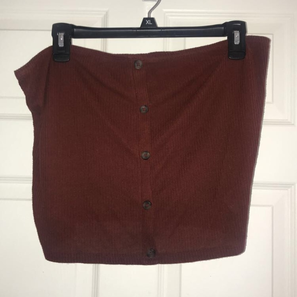 American Eagle Maroon Tub Top